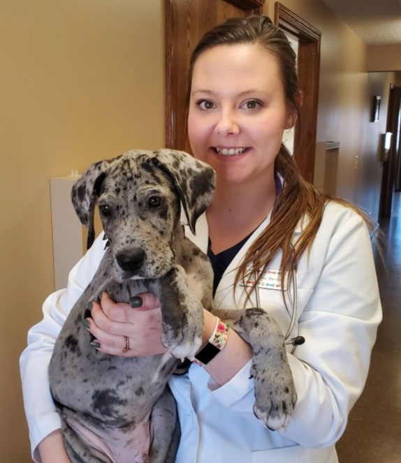Ohio Veterinarian with Puppy